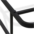 East West Furniture Dothan Traditional Metal Queen Bed Frame in Black