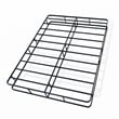 East West Furniture Dothan Traditional Metal Queen Bed Frame in Black