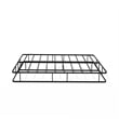 East West Furniture Dothan Traditional Metal Queen Bed Frame in Black