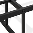 East West Furniture Dothan Traditional Metal Queen Bed Frame in Black