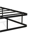 East West Furniture Dothan Traditional Metal King Bed Frame in Black