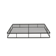 East West Furniture Dothan Traditional Metal King Bed Frame in Black