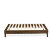 East West Furniture Navarro Traditional Engineered Wood Full Bed in Walnut