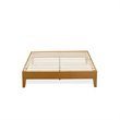 East West Furniture Navarro Traditional Engineered Wood Full Bed in Oak