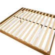 East West Furniture Navarro Traditional Engineered Wood Queen Bed in Oak