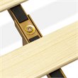 East West Furniture Navarro Traditional Engineered Wood Queen Bed in Oak