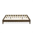 East West Furniture Navarro Traditional Engineered Wood King Bed in Walnut