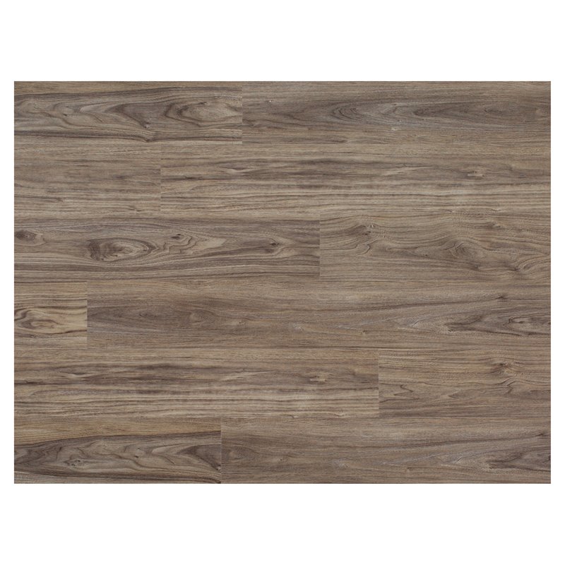 East West Furniture Capitola Traditional Plastic Vinyl Flooring in Dark