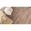East West Furniture Capitola Traditional Plastic Vinyl Flooring in Golden Beige