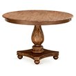 East West Furniture Ferris Wood Dining Table in Sandblasting Antique Walnut
