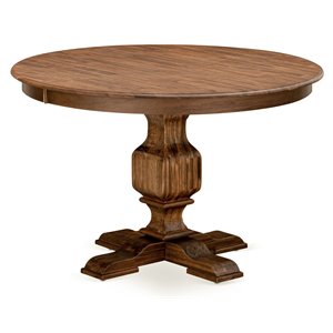 east west furniture ferris wooden dining table in sandblasting antique walnut