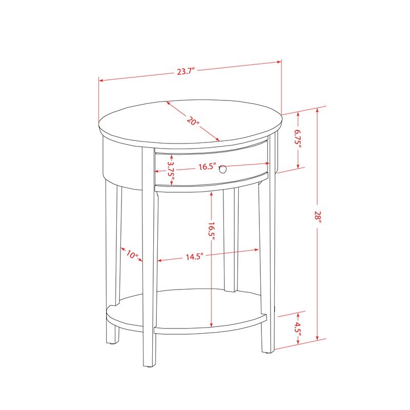 East West Furniture Hillsboro Asian Wood Nightstand in Clover Green