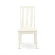 East West Furniture Weston 7-Piece Linen and Wooden Dining Set in White