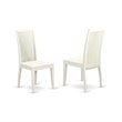 East West Furniture Shelton 5-Piece Wooden Dining Set in White