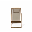 East West Furniture Camping Chairs - Becher Relax Chairs Set of 2 - Natural Oil