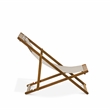 East West Furniture Camping Chairs - Becher Relax Chairs Set of 2 - Natural Oil