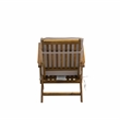 East West Furniture Patio Garden Chairs - Salinas Deck Lounger Chairs - Natural Oil