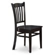 East West Furniture Wooden Kitchen Table and 4 Dining Chairs in Black