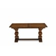 LAMZ5-N8-32 - Kitchen Table and 4 Light Beige Chairs - Antique Walnut Finish