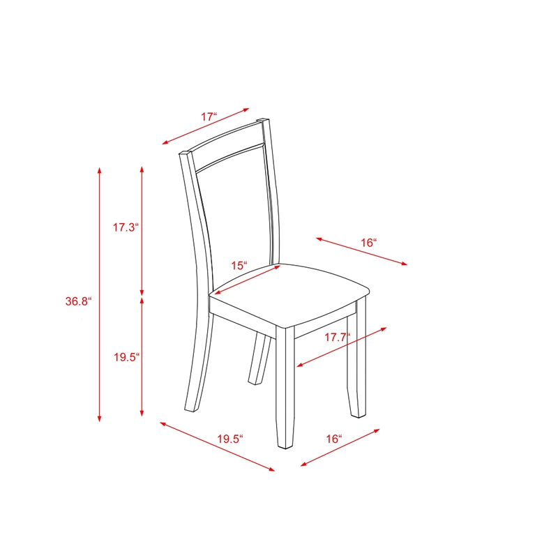 LAMZ9-N8-32 - Dinner Table and 8 Linen Fabric Chairs - Antique Walnut Finish