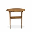 MNBS3CWNA - Folding Patio Table and 2 Outdoor Chairs - Natural Oil Finish