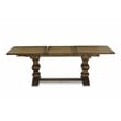 East West Furniture Table/10 Light Sable Chair in Distressed Jacobean Base