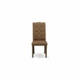 East West Furniture Wood Table and 10 Brown Chair in Distressed Jacobean
