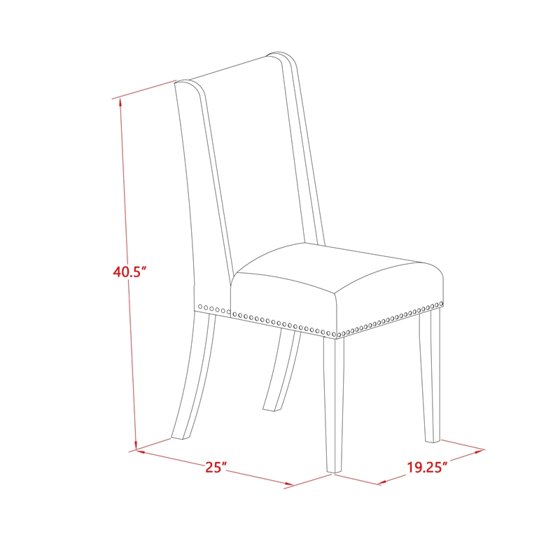 East West Furniture 11-Piece Dining Set in Distressed Jacobean/Dark Khaki