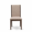East West Furniture Wood Table and 10 Light Tan Chair in Distressed Jacobean