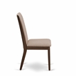 East West Furniture Wood Table and 10 Light Tan Chair in Distressed Jacobean