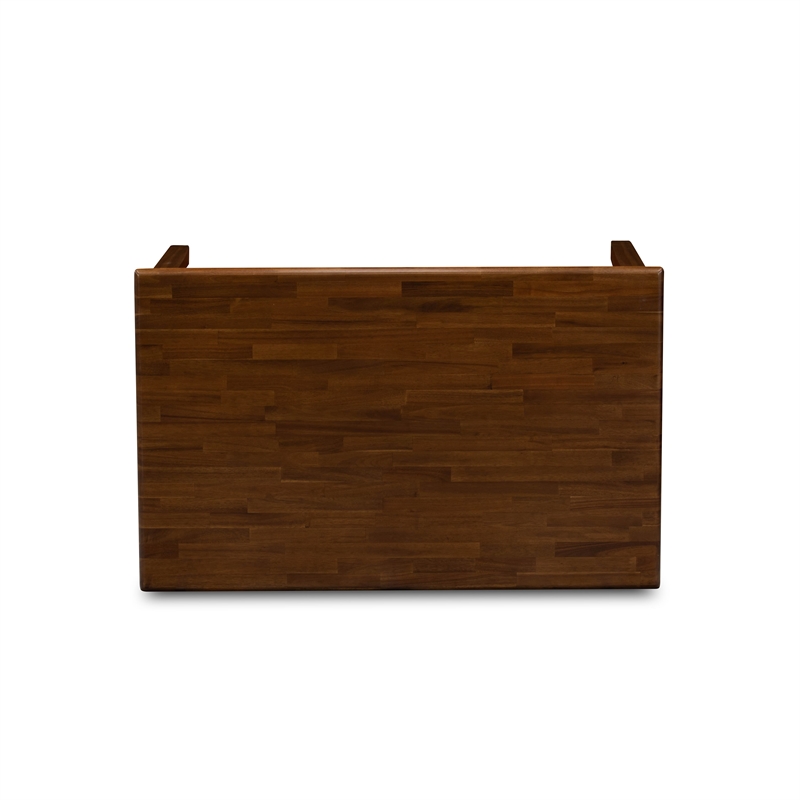 East West Furniture 3-Piece Dinette Set in Willow Green/Antique Walnut