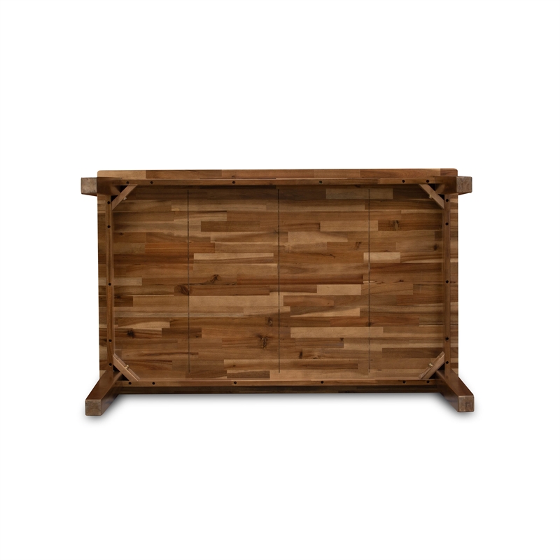 East West Furniture 3-Piece Dinette Set in Willow Green/Antique Walnut