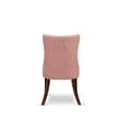 East West Furniture 3-Piece Kitchen Table Set in Beige Red/Antique Walnut