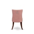 East West Furniture 5-Piece Kitchen Table Set in Mahogany/Beige Red