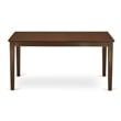 East West Furniture 5-Piece Kitchen Table Set in Mahogany/Black