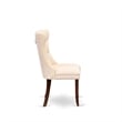East West Furniture 5-Piece Dining Set in Mahogany/Light Beige