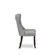 East West Furniture 7-Piece Dining Set in Light Gray/Distressed Jacobean