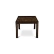 East West Furniture 7-Piece Kitchen Table Set in Distressed Jacobean/Black