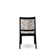 East West Furniture Antique 3-Piece Modern Dining Set in Black Finish