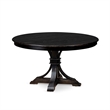 East West Furniture Ferris Mid Century Modern Dining Table in Black Finish