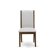 East West Furniture Ferris 5-Piece Dining Room Set in Walnut Finish