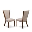 East West Furniture Ferris 5 Piece Round Dinette Set in Walnut Finish