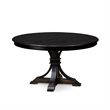 East West Furniture Ferris 5-Piece Dining Table Set in Black Finish