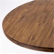 East West Furniture Ferris 7-Piece Kitchen Table Set in Walnut Finish