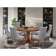 East West Furniture Ferris 7-Piece Mid Century Modern Dining Set in Walnut