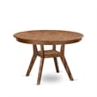 East West Furniture Ferris 5-Piece Dining Table Set in Walnut Finish