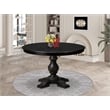 East West Furniture Ferris Dining Room Table in Black Finish