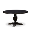 East West Furniture Irving Modern Dining Table in Black Finish