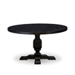 East West Furniture Irving Modern Dining Table in Black Finish