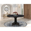 East West Furniture Irving Dining Room Table in Black Finish